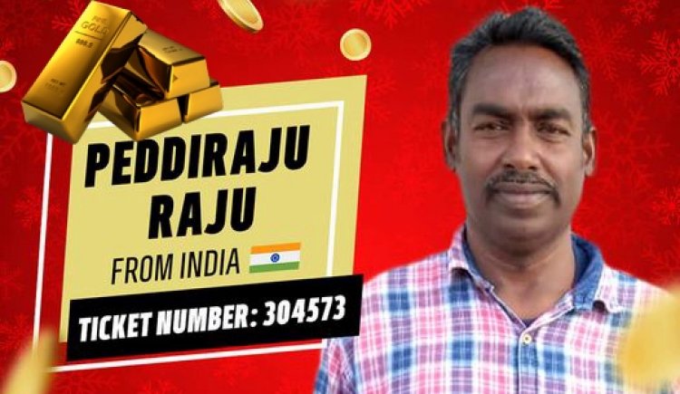 அபுதாபி பிக் டிக்கெட்டின் வீக்லி இ-டிராவில் ஒரு கிலோ தங்கம் வென்ற இந்திய ஒட்டுநர்!